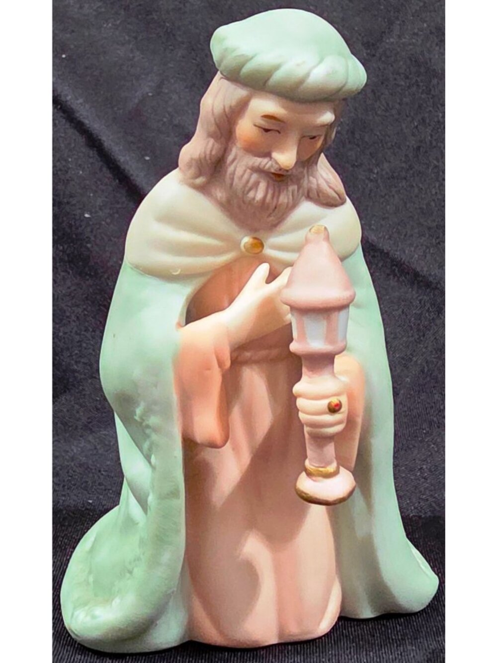 Lefton Spirit of Bethlehem WISE MAN KING pastel Christmas Nativity figure 03915